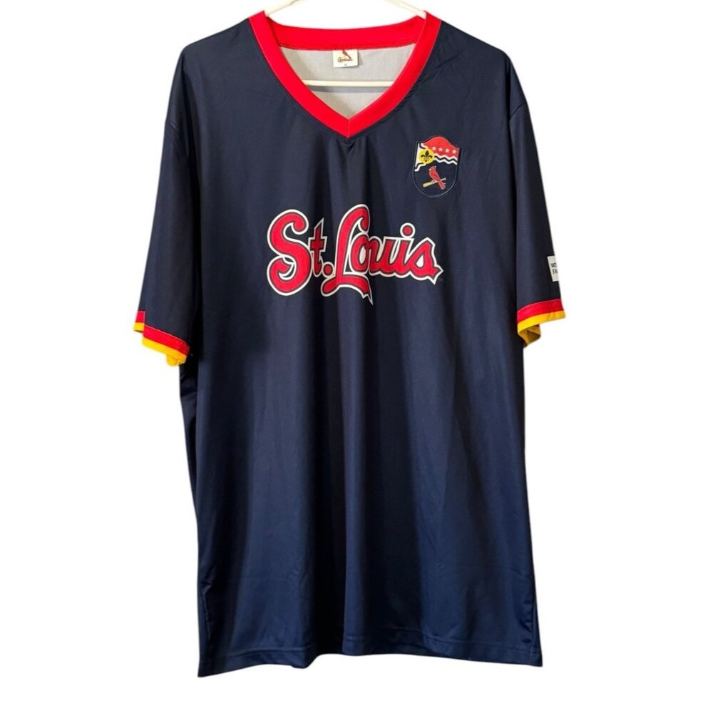 St Louis Cardinals Adult Jersey Size XL Lightweight Athletic Preppy Baseball‎